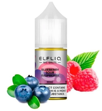 Жидкость Elf Liq 30 мл 50 мг Blueberry Sour Raspberry (Голубика Кислая Малина)