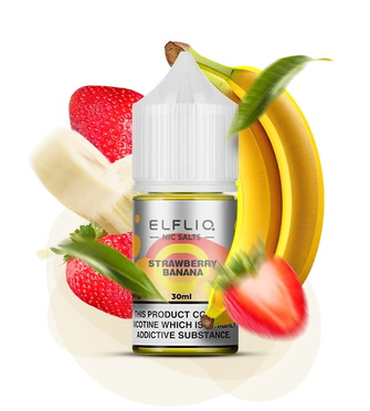 Рідина Elf Liq 30 мл 50 мг Strawberry Banana (Полуниця Банан)