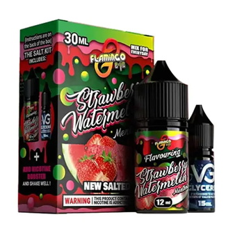 Набор Flamingo Strawberry Watermelon Menthol (Клубника Арбуз Ментол) 30 мл 50 мг