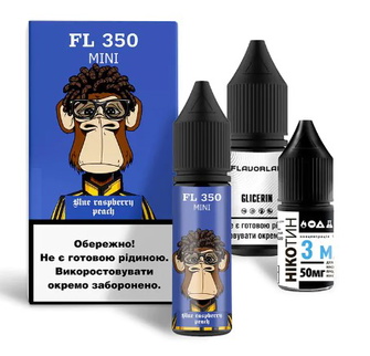 Набор Flavorlab FL350 mini Blue Raspberry Peach (Синяя малина персик) 15 мл