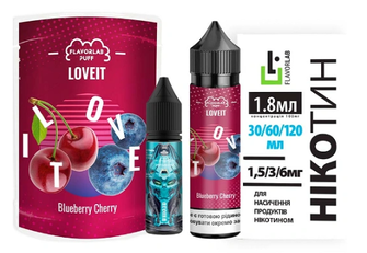 Набор Flavorlab Love IT Органика Blueberry Cherry (Черника Вишня) 60мл 6мг