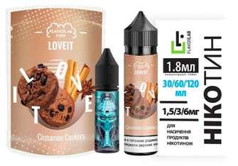 Набор Flavorlab Love IT Органика Cinnamon Cookies (Печенье с корицей) 60мл 3мг