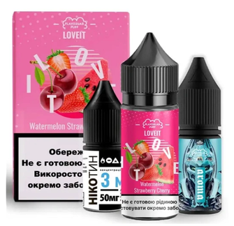 Набор Flavorlab Love IT Watermelon Strawberry Cherry (Арбуз Клубника Вишня) 30мл 50мг