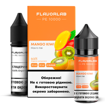 Набор Flavorlab РЕ 10000 без никотина Mango Kiwi (Манго Киви) 30мл