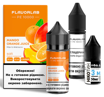 Набор Flavorlab РЕ 10000 Mango Orange Juice (Манго Апельсин) 30мл