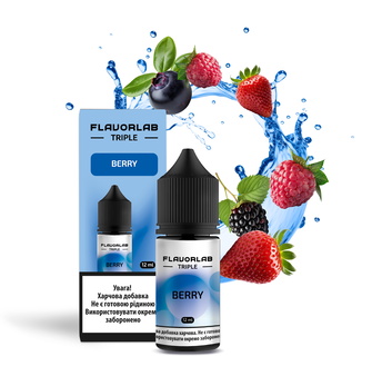 Набор солевой жидкости Flavorlab Triple Berry (Ягоды) 30 мл 50 мг