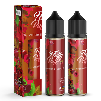 Набір сольової рідини Fluffy Puff Cherry Tobacco (Вишня Тютюн) 60 мл 50 мг