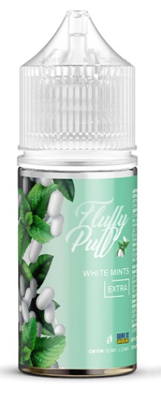 Набір Fluffy Puff White Mints (Біла м'ята) 30 мл 50 мг