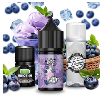 Набор Hype Kit Blueberry Ice (Черника Лед) 30 мл 25 мг