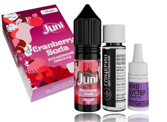 Набор Juni Mix HYBRID Cranberry Soda (Ежевика Сода) 15мл 65мг