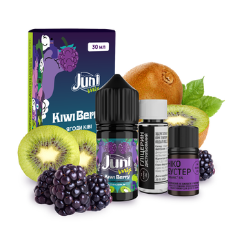 Набір сольової рідини Juni Mix Kiwi Berry (Ківі Ягоди) 30мл 65мг