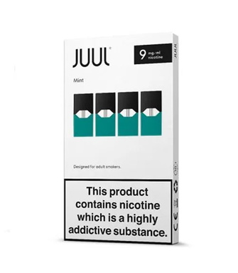 Картриджи Juul Mint (Мята) 9 мг (0.9%)