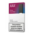 Картридж Juul 2 Ruby Menthol (Рубиновый ментол)