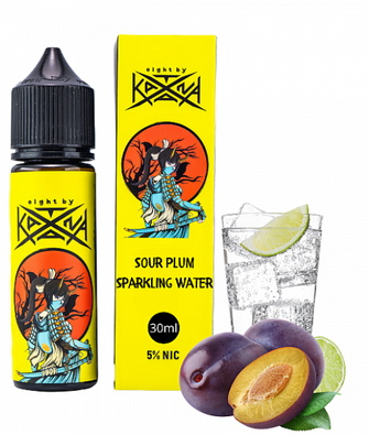 Рідина Katana Sour Plum Sparkling Water (Кисло яблуко Газована вода) 30 мл 50 мг