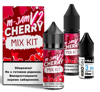 Набор M-JAM V2 30мл 50мг Cherry (Вишня)