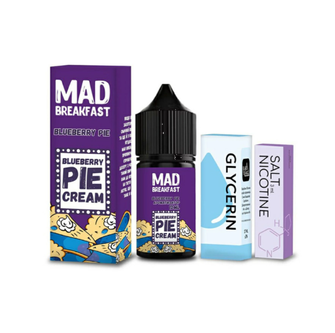 Набір сольової рідини Mad Breakfast Blueberry Pie (Чорничний Пиріг) 30 мл 30 мг