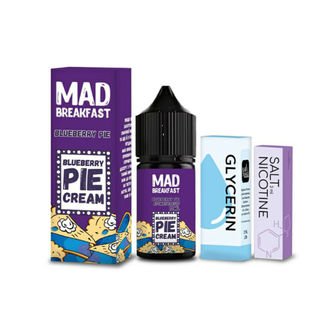 Набір сольової рідини Mad Breakfast Blueberry Pie (Чорничний Пиріг) 30 мл 50 мг