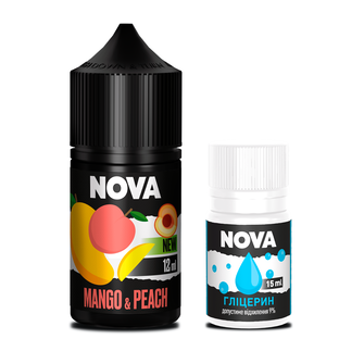 Набор Nova без никотина Mango Peach (Манго Персик) 30 мл