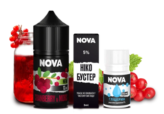 Набір Nova Cranberry Mors (Журавлинний морс) 30 мл 50 мг