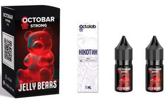 Набір Octobar Strong Jelly Bears (Мармеладні ведмедики) 10мл 50мг