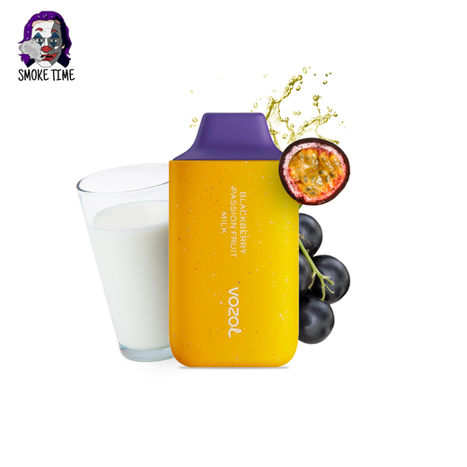 Одноразовый Pod Vozol 6000 Blackberry passion fruit milk (Чёрная смородина Маракуйя Молоко)