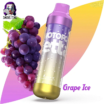 Одноразовий Pod Wotofo Zetta 6500 RGB Grape Ice (Виноград Лід)