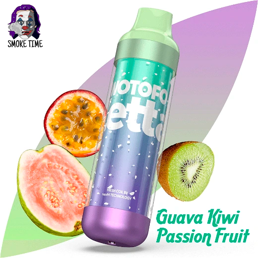 Одноразовый Pod Wotofo Zetta 6500 RGB Guava Kiwi Passion Fruit (Гуава Киви Маракуйя)