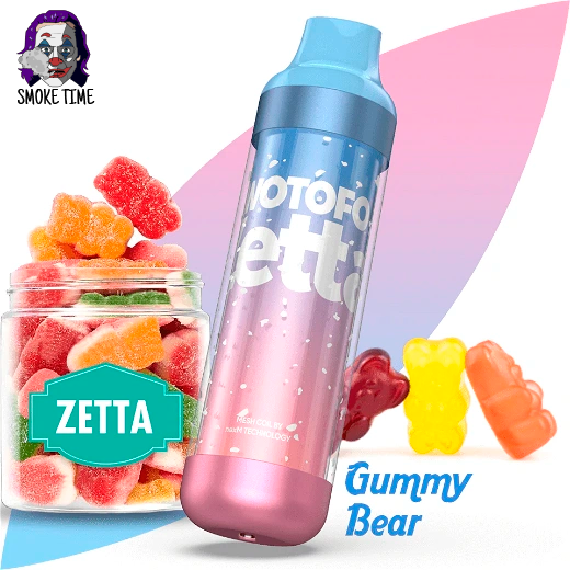 Одноразовый Pod Wotofo Zetta 6500 RGB Gummy Bear (Желейные мишки)