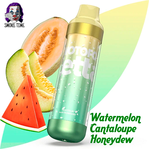 Одноразовый Pod Wotofo Zetta 6500 RGB Watermelon Cantaloupe Honeydew (Арбуз Дыня)