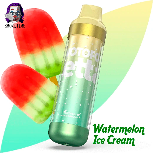 Одноразовий Pod Wotofo Zetta 6500 RGB Watermelon lce Cream (Кавунове морозиво)