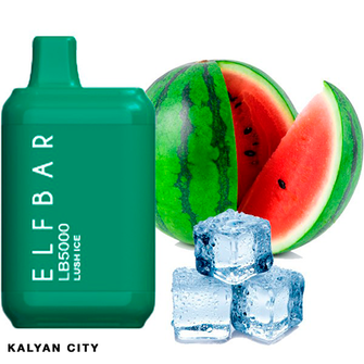 Elf Bar LB5000 затяжок Lush Ice (Кавун з холодком)