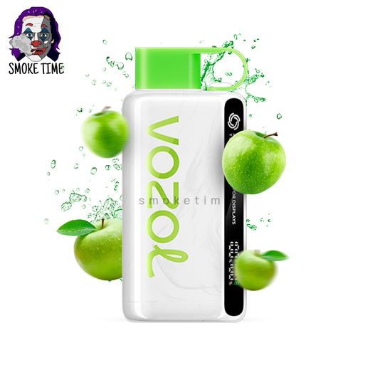 Одноразовый Pod Vozol Star 12000 Sour Apple Ice (Кислое Яблоко Лёд)