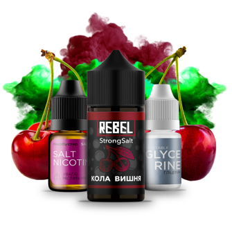 Набір Rebel StrongSalt Cola Cherry (Кола Вишня) 30 мл 70 мг