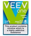 Картриджі VEEV one Lemon Lime (Лимон Лайм) 18 мг (1.8%)