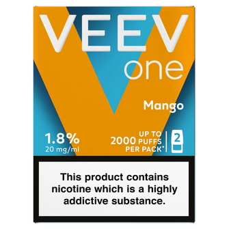 Картриджи VEEV one Mango (Манго) 18 мг (1.8%)