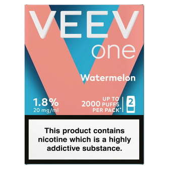 Картриджі VEEV one Watermelon (Кавун) 18 мг (1.8%)